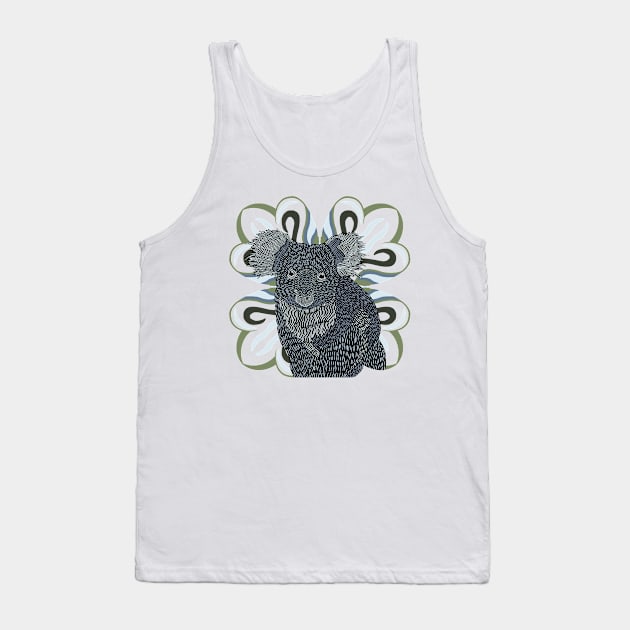 Cute Koala Design Tank Top by Suneldesigns